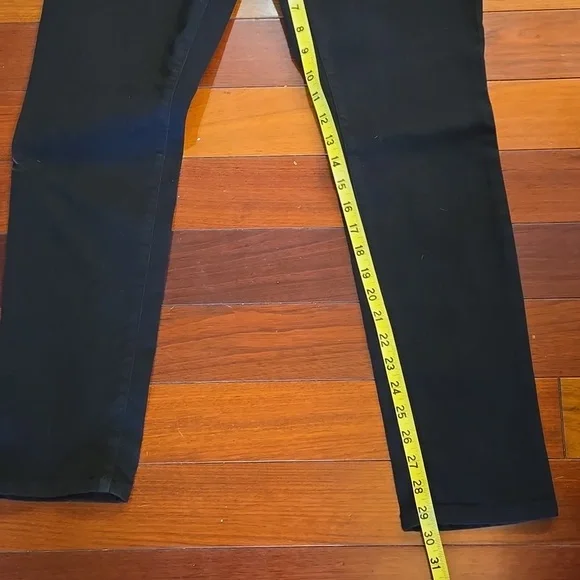 Sonoma Slim Straight Black Jeans Size 10 - Picture 6 of 8
